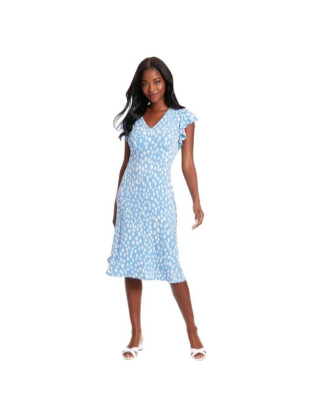 London Times Midi Summer Dress 12 NWOT